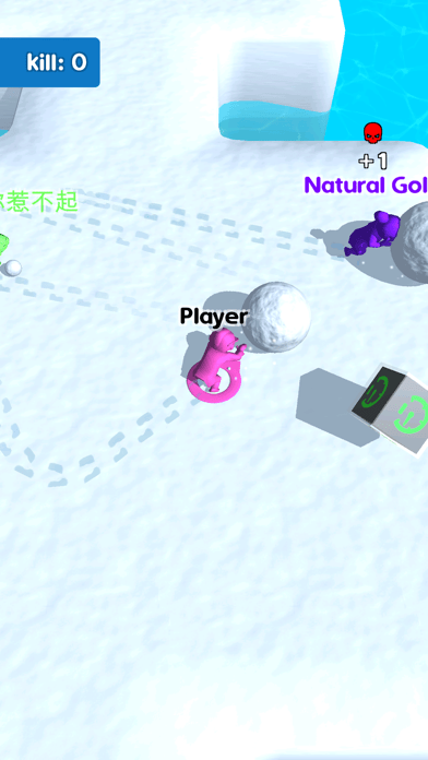 滚雪球手机游戏_滚雪球游戏视频教程_ios一个从山上往下滚雪球的游戏
