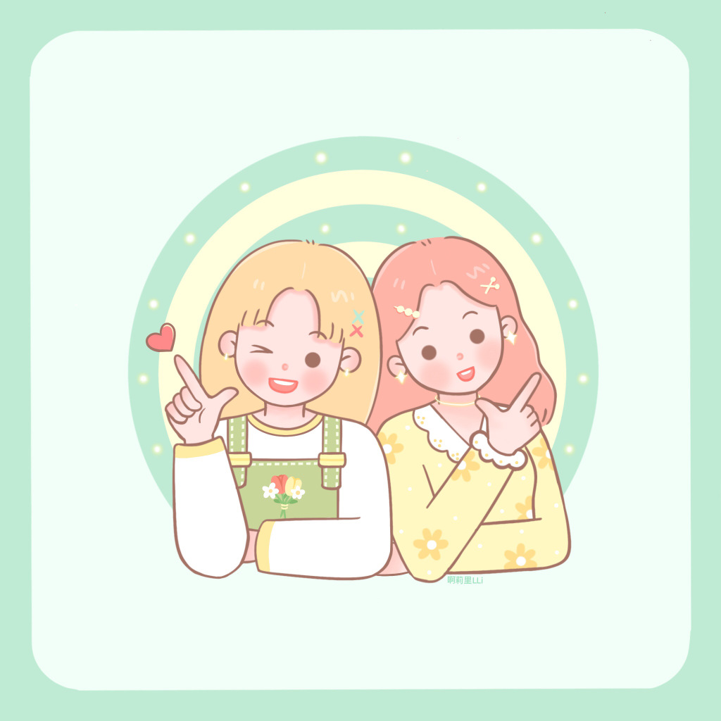 微信头像姐妹_头像姐妹动漫_姐妹头像一对