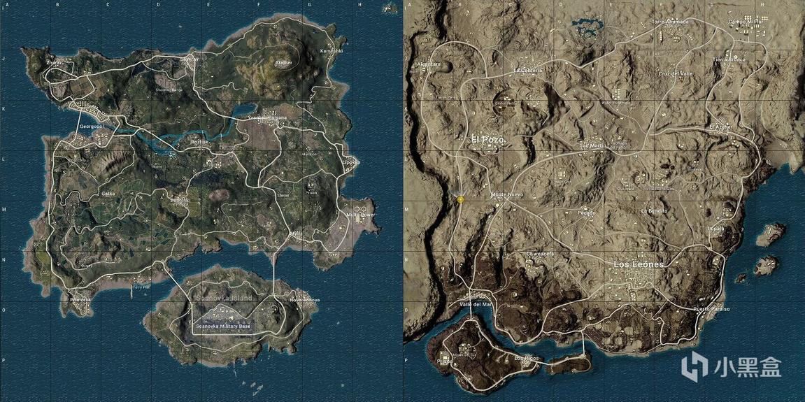 绝地求生：艾伦格的经典地图