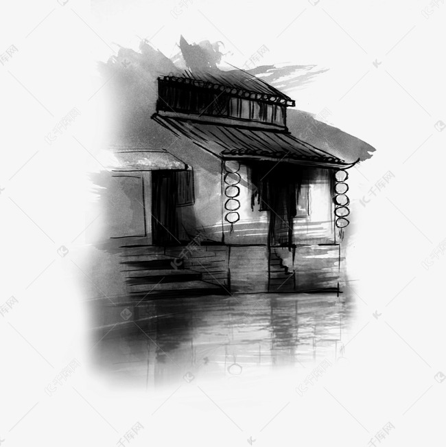 中国水墨风的建筑手机游戏_水墨风建筑图纸_水墨风建筑出图
