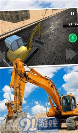 挖机游戏模拟驾驶,体验真实施工现场的乐趣